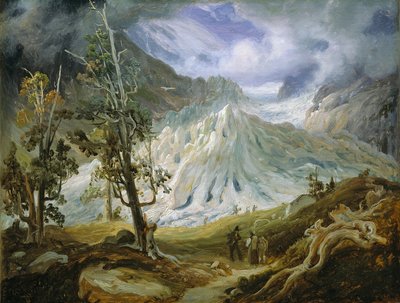 The Grindelwald Glacier by Thomas Fearnley